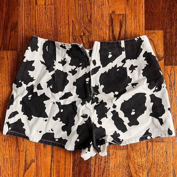 Cow Print Shorts - Picture 1 of 2